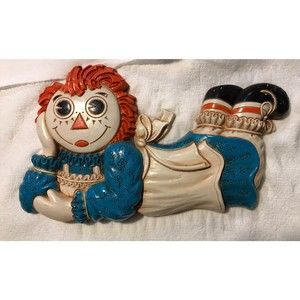 Raggedy Ann Wall Decor Vintage Nurse Antique Original Nostalgic 1977